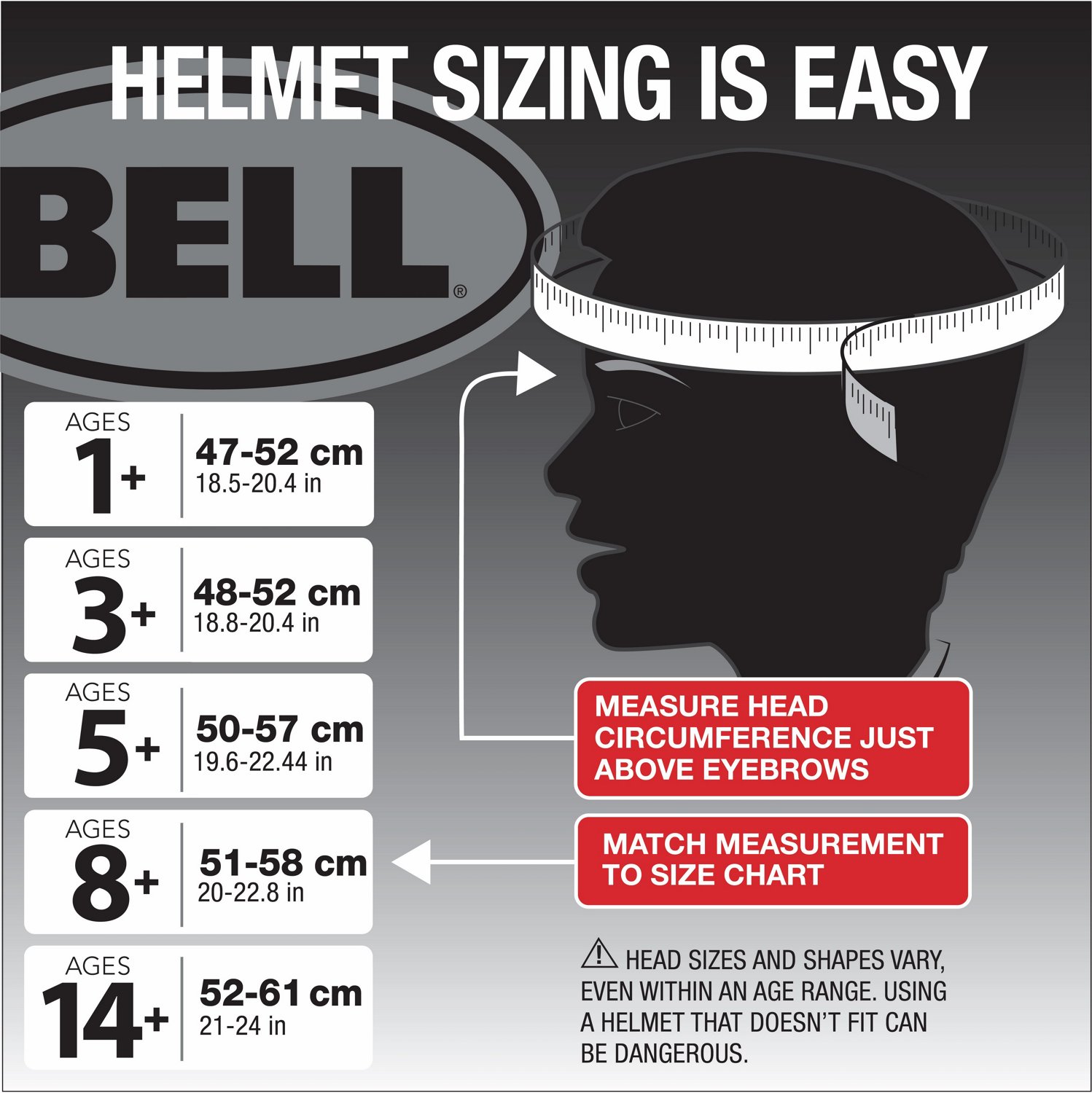 Bell Adults' Range Hardshell Lighted Helmet                                                                                      - view number 6