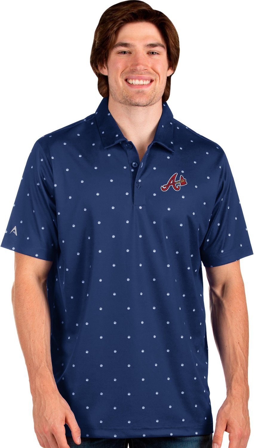 atlanta braves golf shirt