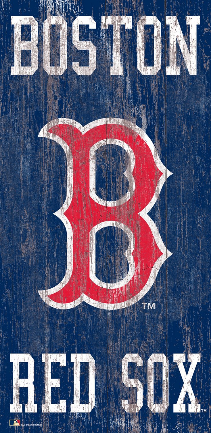 Fan Creations Boston Red Sox 6 in x 12 in Heritage Logo Sign | Academy