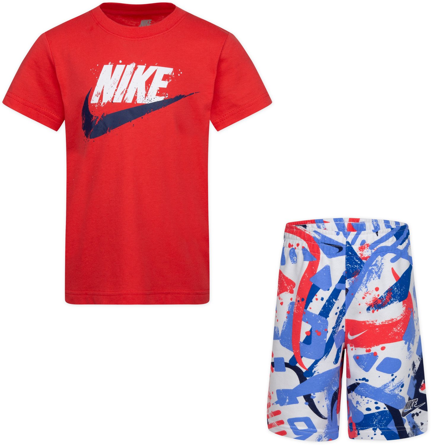 Nike Toddler Boys Thrill Short Sleeve T shirt and Shorts Set