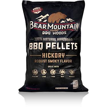 Bear Mountain BBQ Hickory BBQ 20 lb Wood Pellets                                                                                
