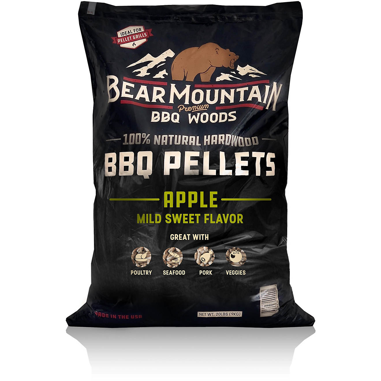 Bear Mountain BBQ Apple BBQ 20 lb Wood Pellets                                                                                   - view number 1