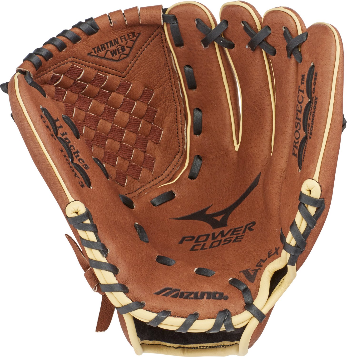 Mizuno Kids' Prospect Series PowerClose 11 in Baseball Glove - view number 2