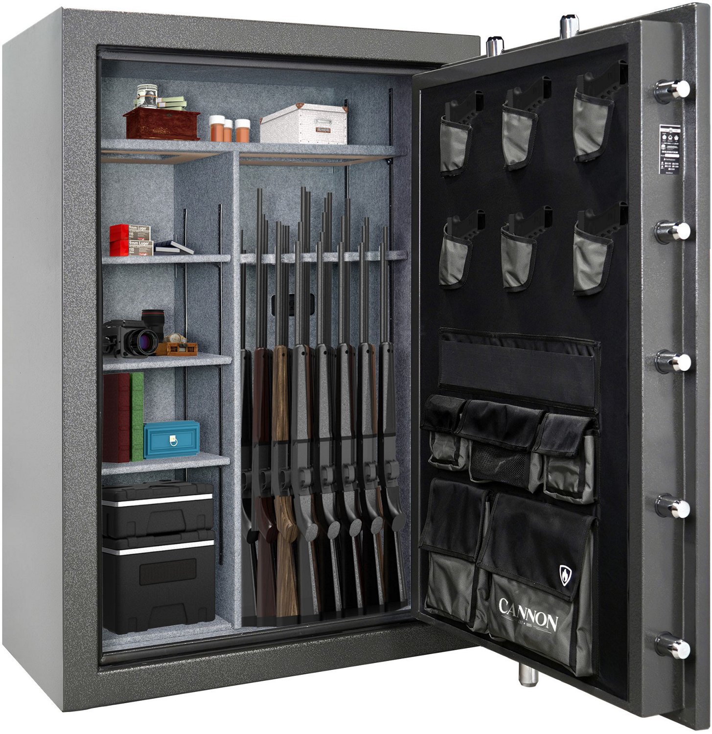 Cannon Safe Shield V2 Fireproof & Waterproof 48+6 Gun Safe Academy