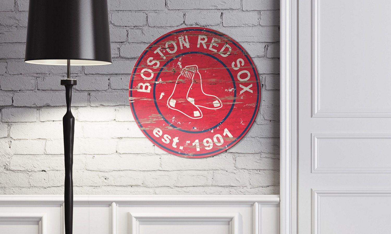Boston Red Sox Team Logo Progression 6x24 – Fan Creations GA