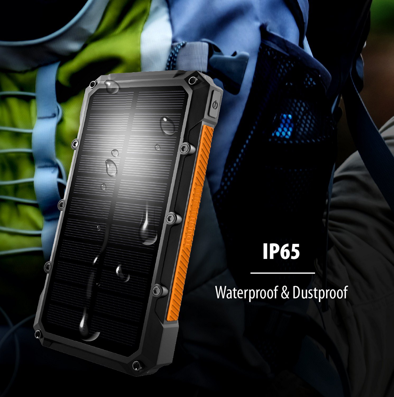 Tough Tested ROC 10,000 mAh Wireless Solar Power Bank                                                                            - view number 6