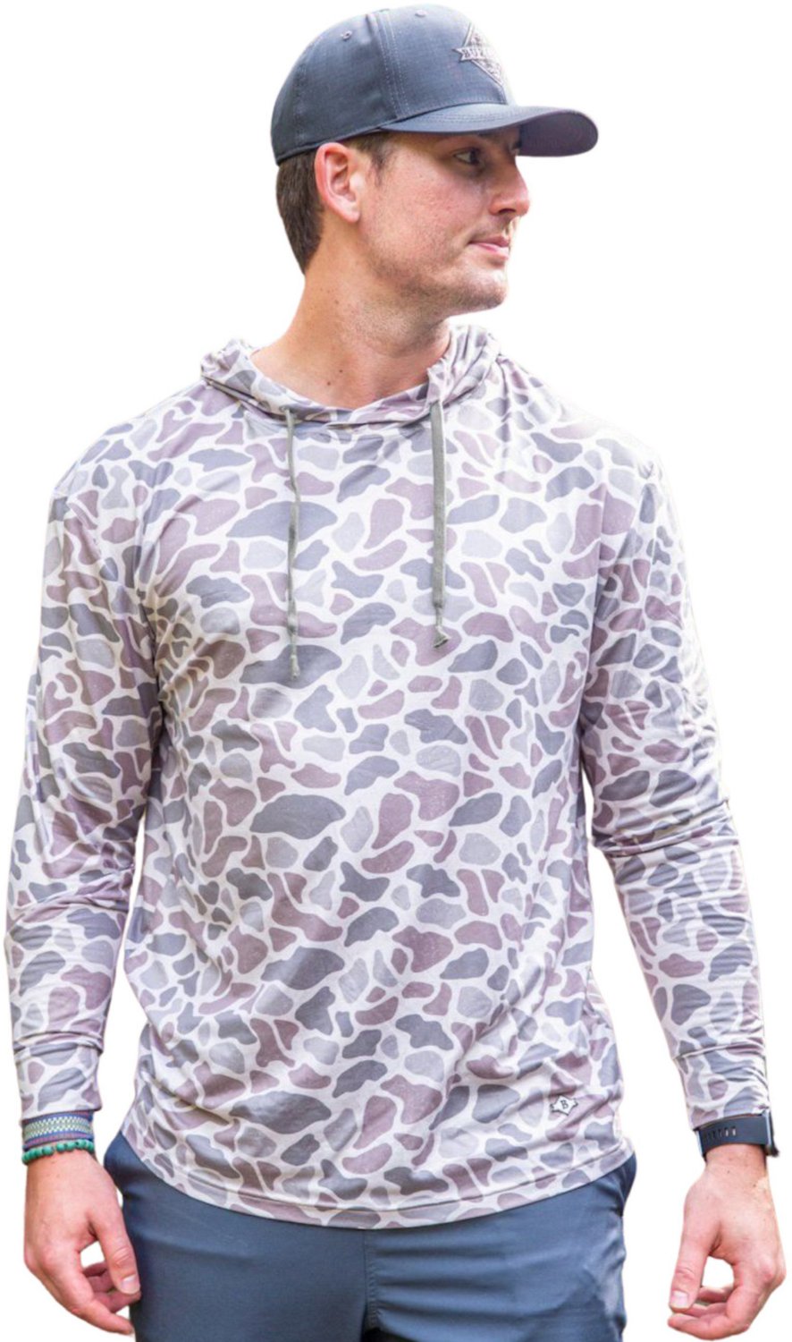 BURLEBO Men's Performance Hoodie Free Shipping at Academy