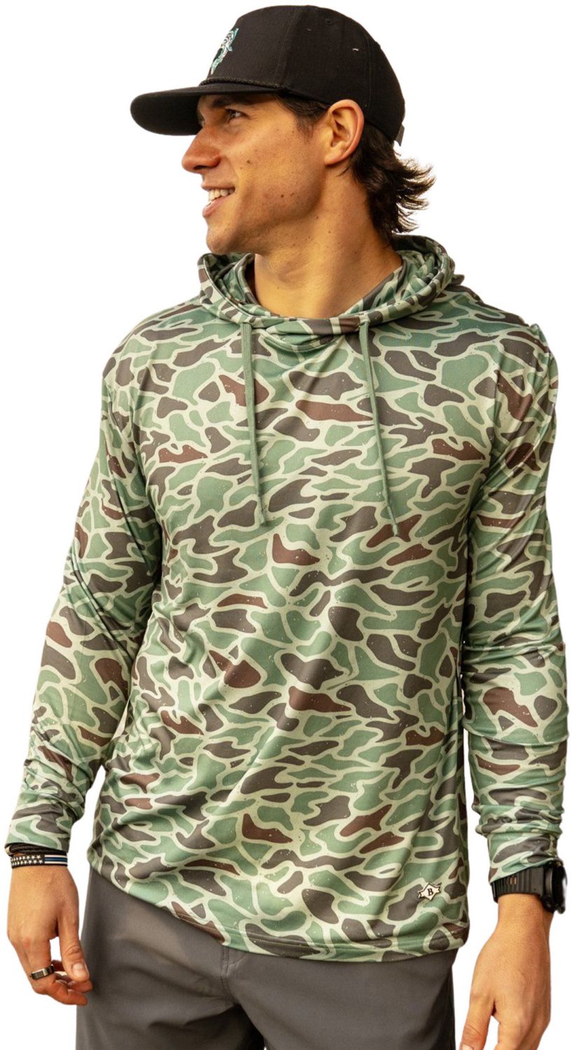 BURLEBO Men's Performance Hoodie Free Shipping at Academy