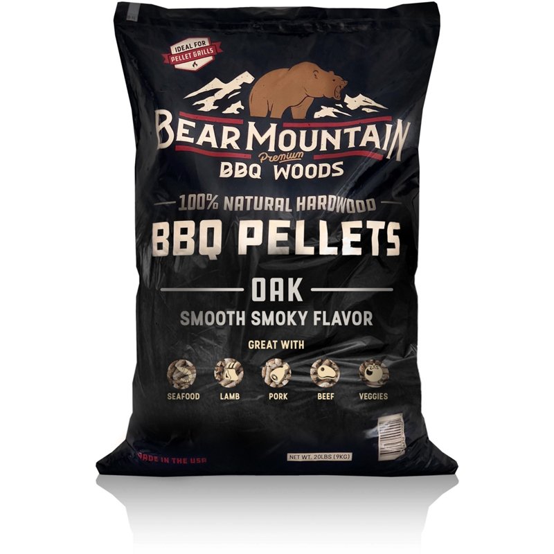 Photos - BBQ Accessory Bear Mountain BBQ Oak BBQ 20 lb Wood Pellets - Charcoals And Oils at Acade