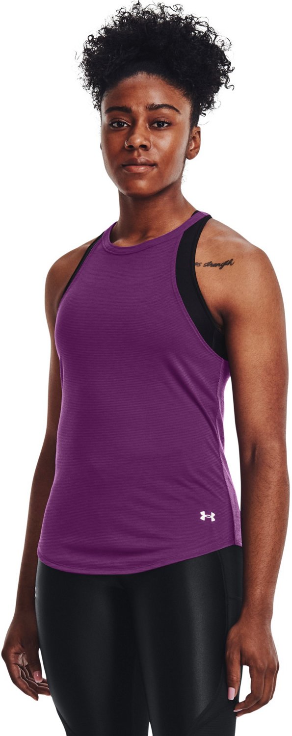 Under Armour Womenâs Streaker Jacquard Tank Top | Academy