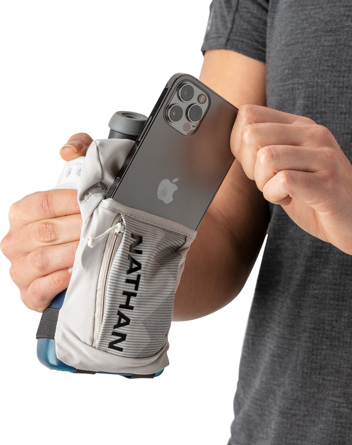 Nathan Quick Squeeze 12 oz Water Bottle                                                                                          - view number 4