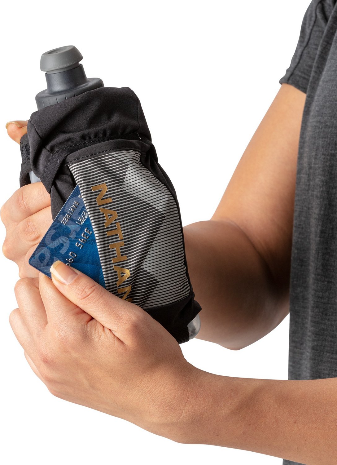 Nathan Insulated Quick Squeeze 12 oz Water Bottle                                                                                - view number 3