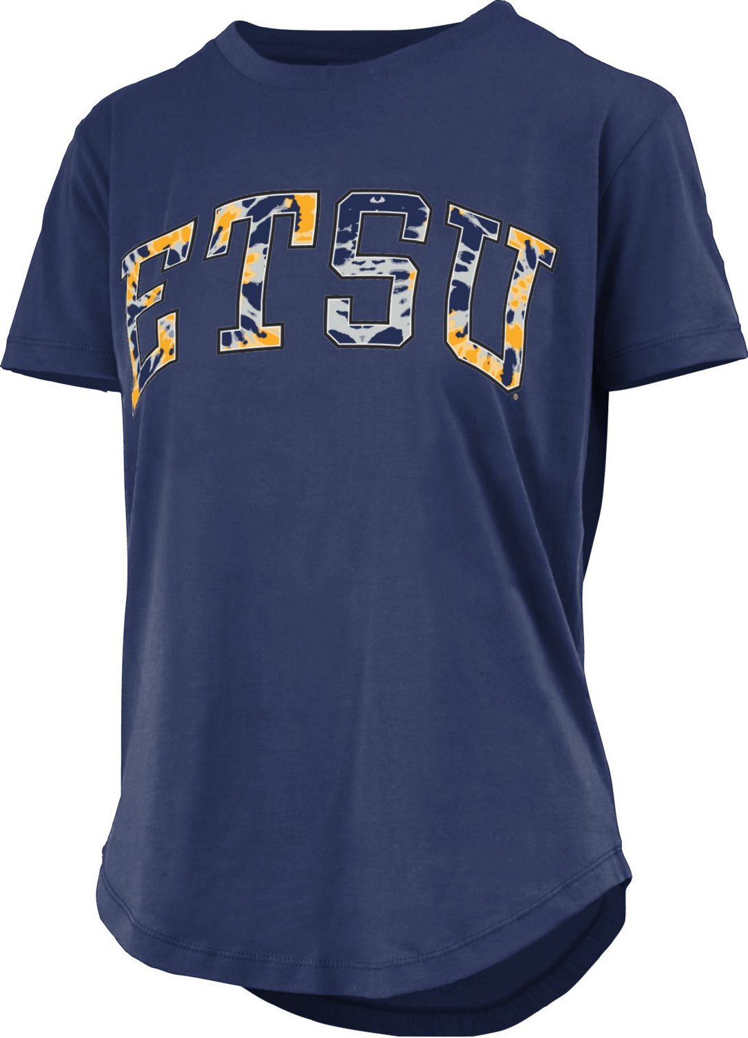 Three Square Women's East Tennessee State University Campus Tie Dye T-shirt