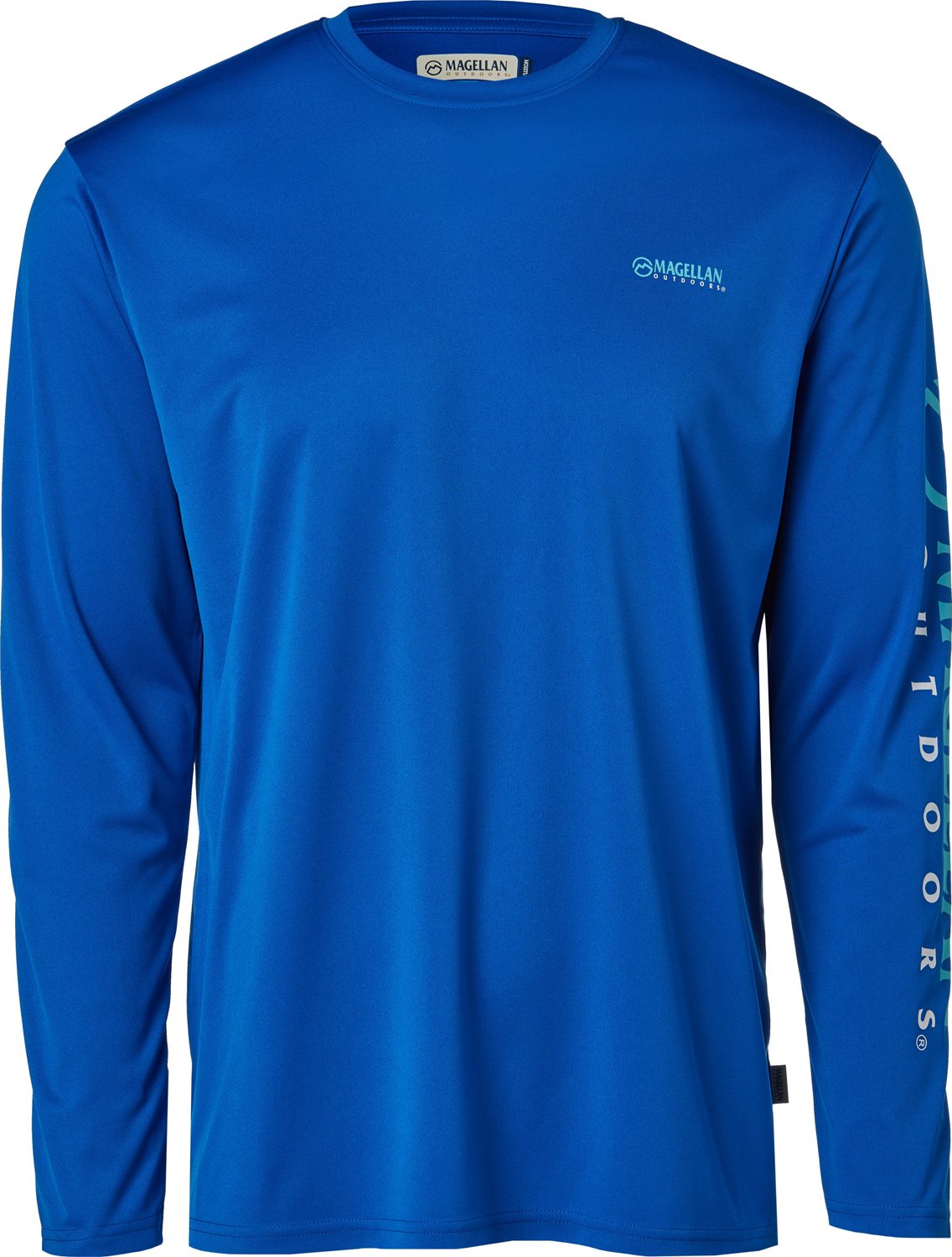 Magellan Outdoors Men's Casting Crew Long Sleeve Fishing Shirt Academy