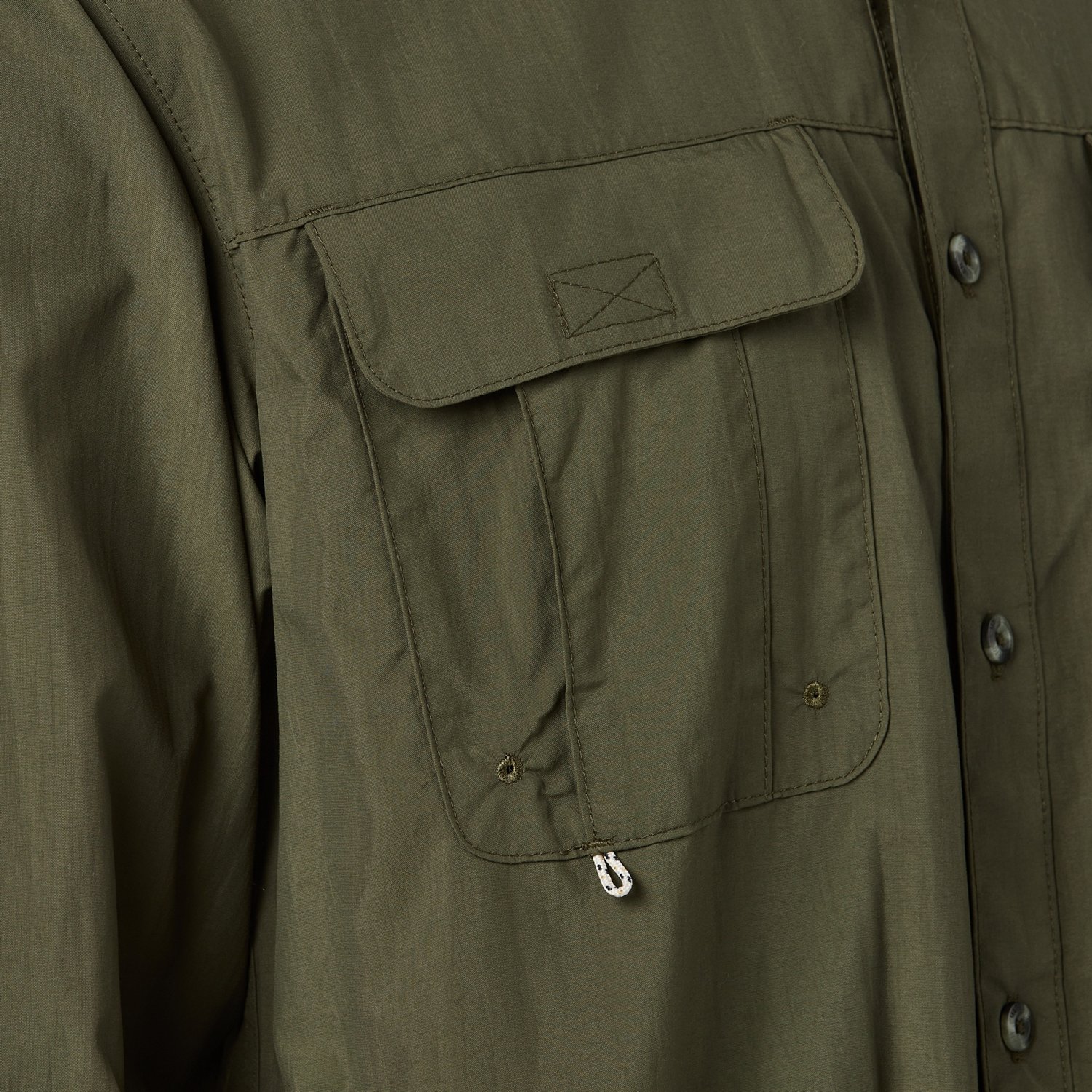 Magellan Outdoors Men's Laguna Madre Solid Long Sleeve Fishing Shirt - view number 7