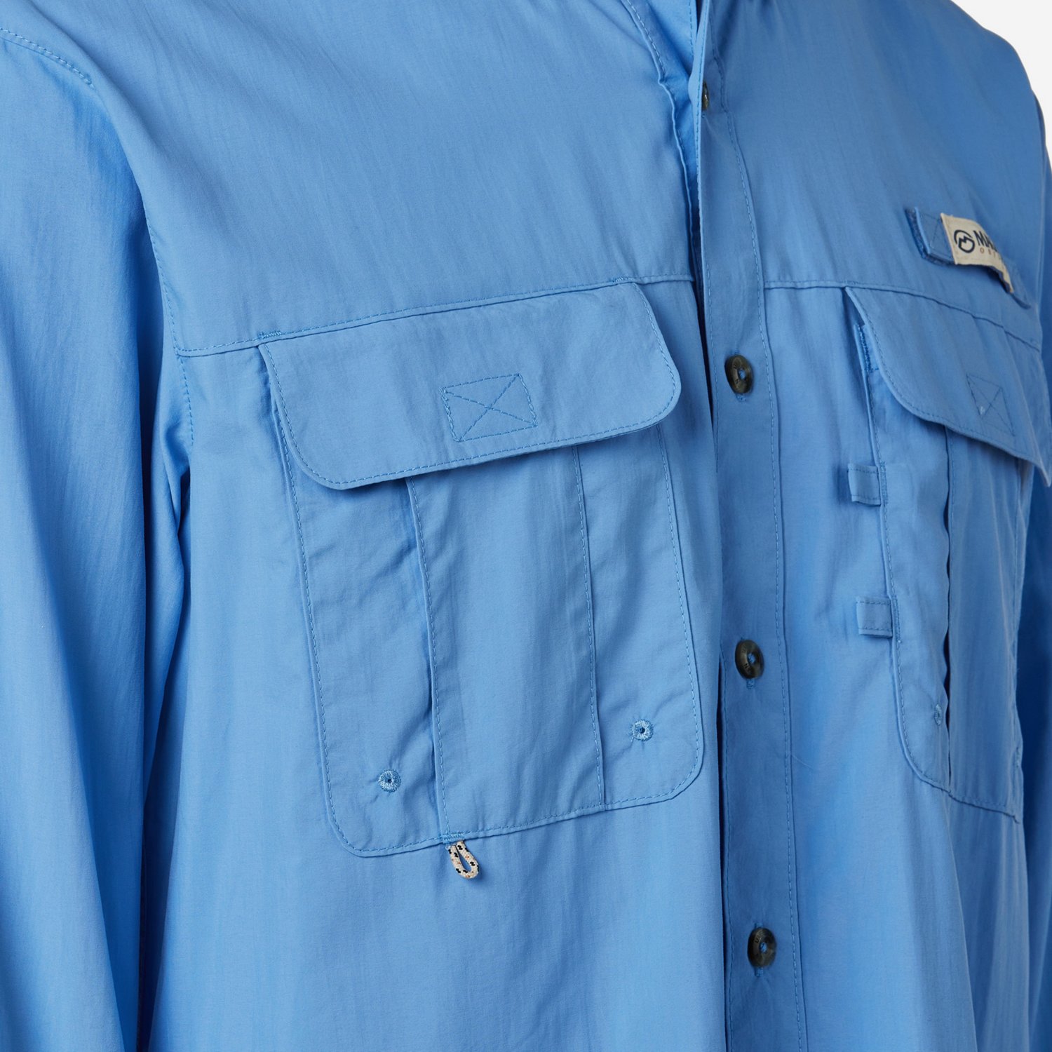 Magellan Outdoors Men's Laguna Madre Solid Long Sleeve Fishing Shirt - view number 7