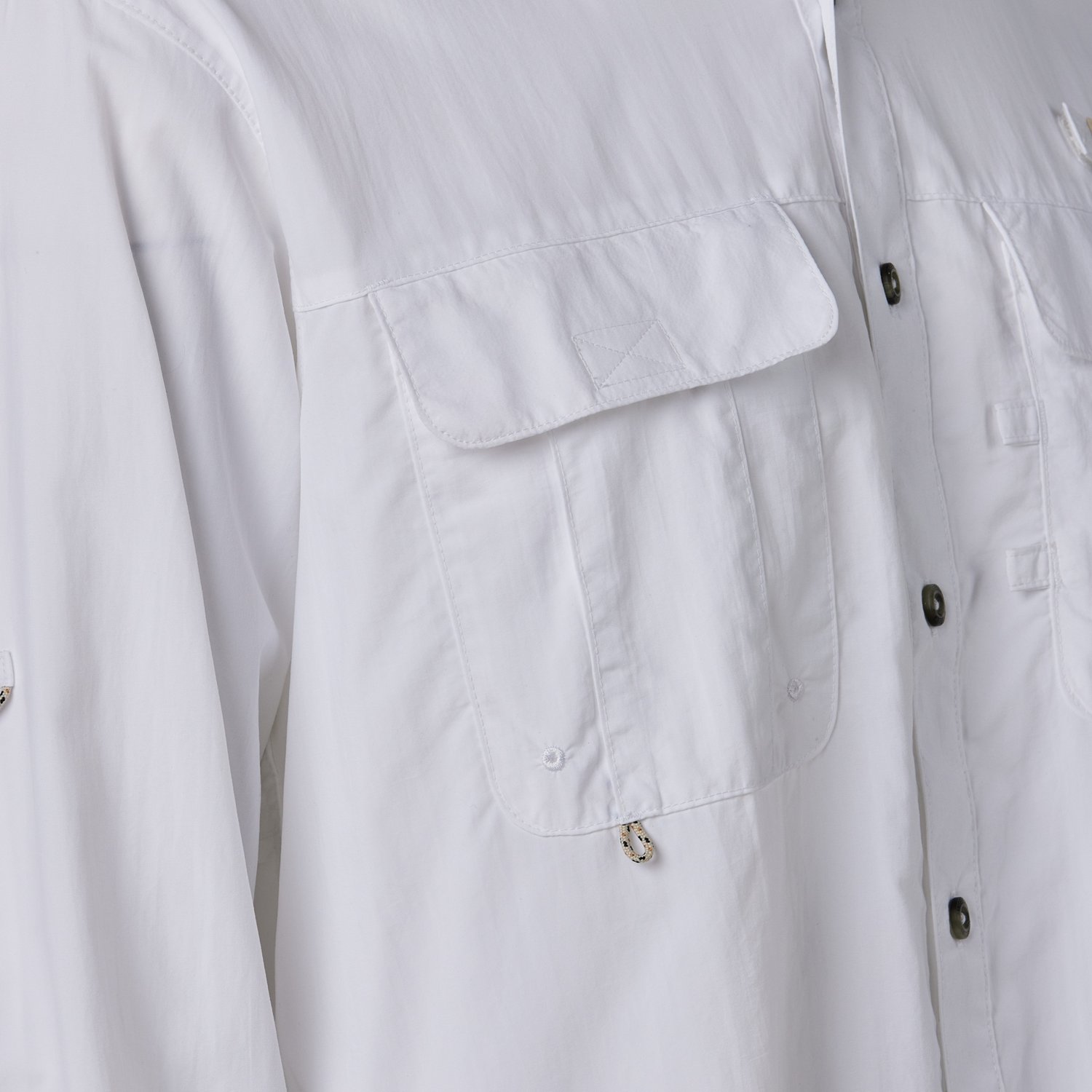 Magellan Outdoors Men's Laguna Madre Solid Long Sleeve Fishing Shirt - view number 7