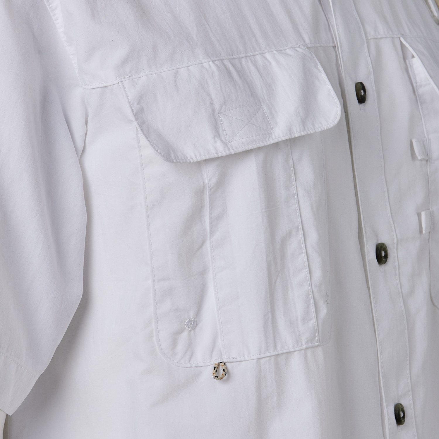 Magellan Outdoors Men's Laguna Madre Solid Short Sleeve Fishing Shirt - view number 6