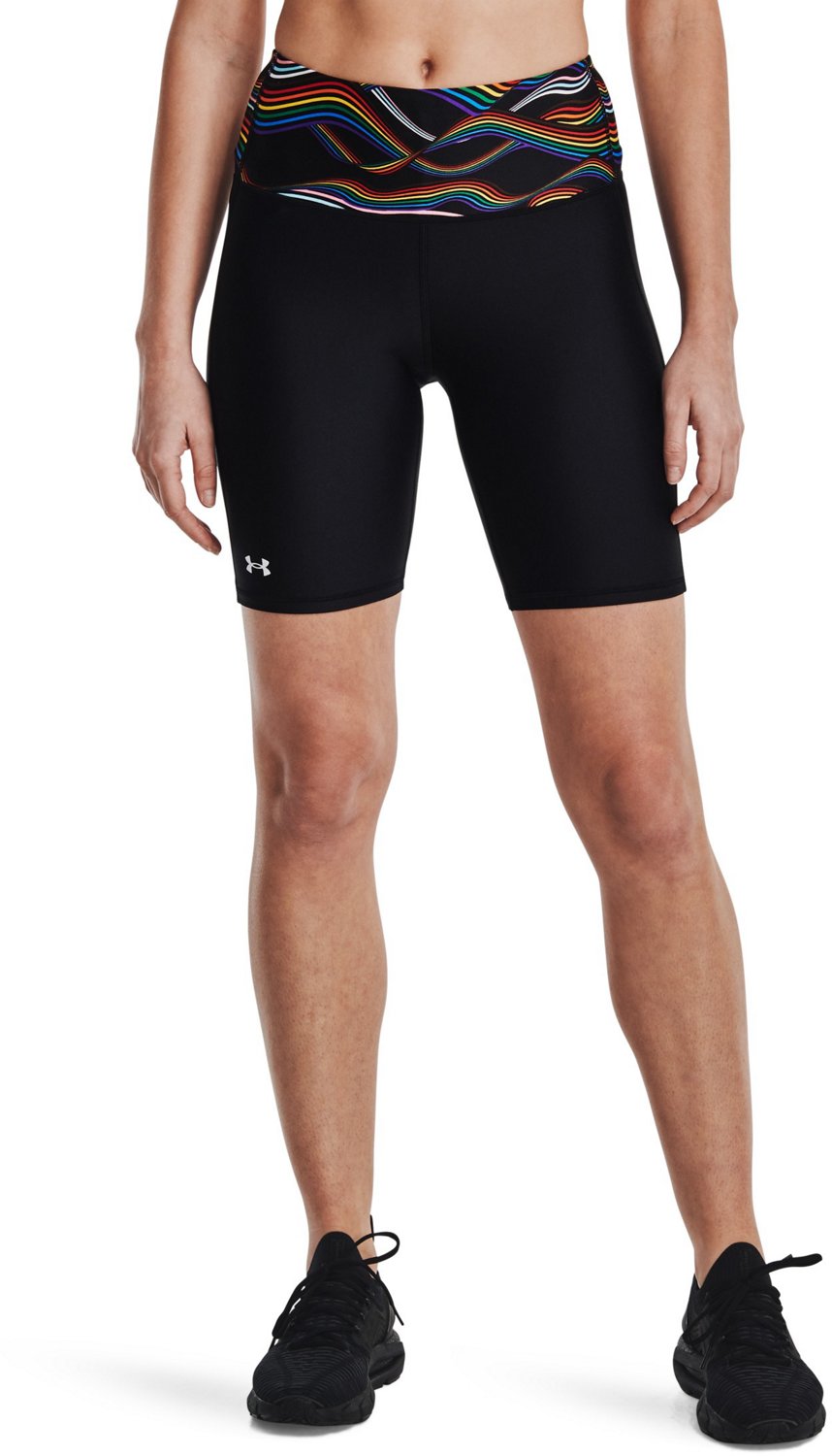 Under Armour Women's HeatGear Armour Pride Bike Shorts 8 in