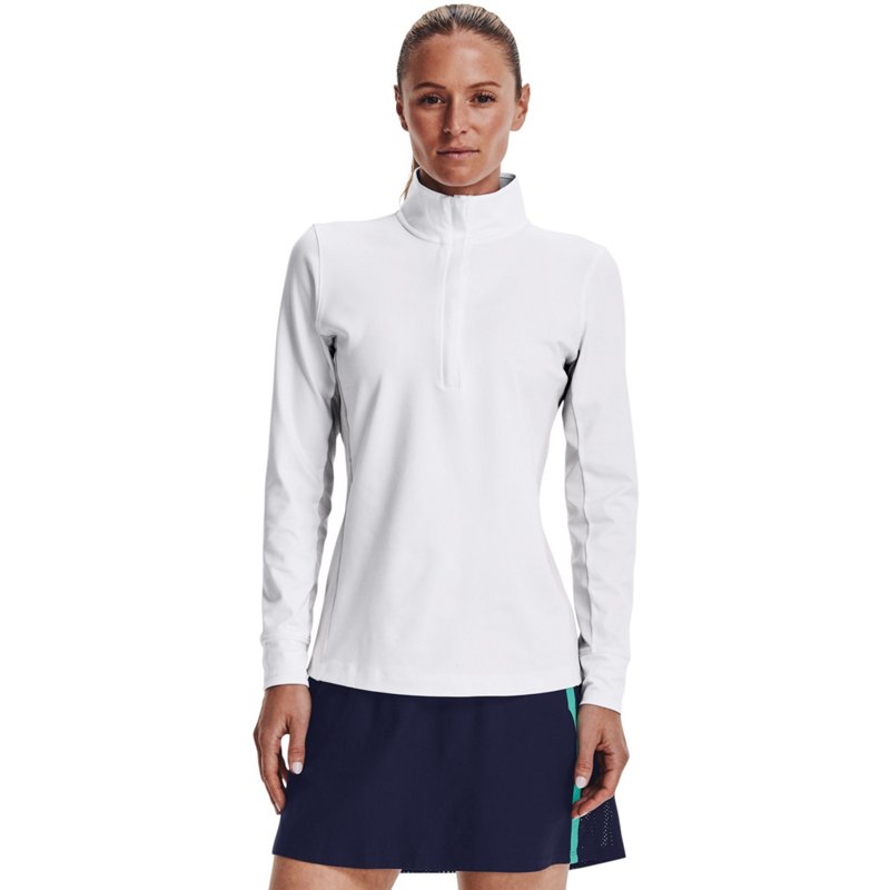 Under Armour Women’s Storm Midlayer ½-Zip Jacket White, Large - Women's Athletic Jackets at Academy Sports product image