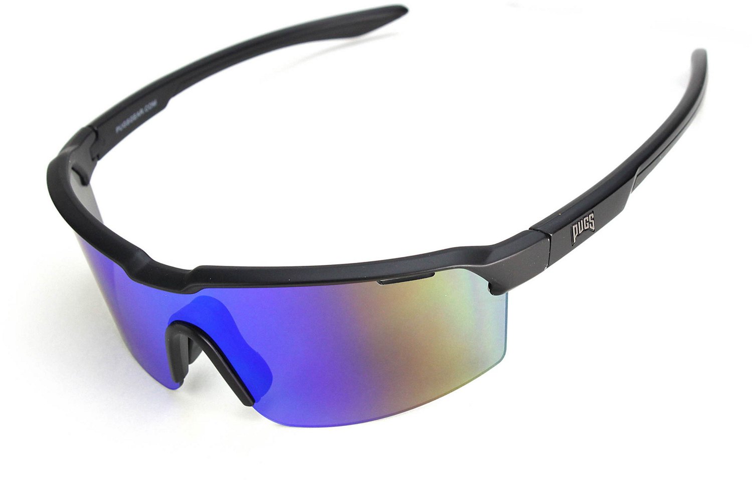 Pugs (L4) Life Style Sunglasses, UV400 With Black Lens & Multi Color Frame  