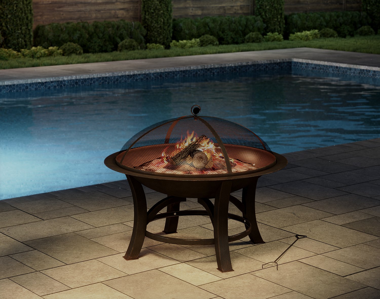 Mosaic 30 in Vera Fire Pit Academy
