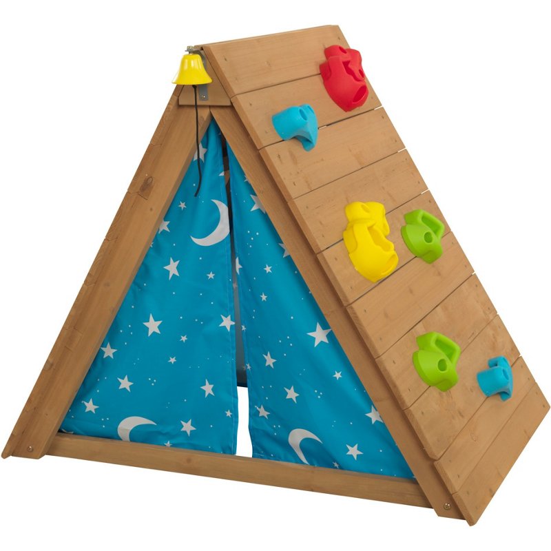 KidKraft A-Frame Hideaway and Climber - Swing Sets/Bounce Houses at Academy Sports