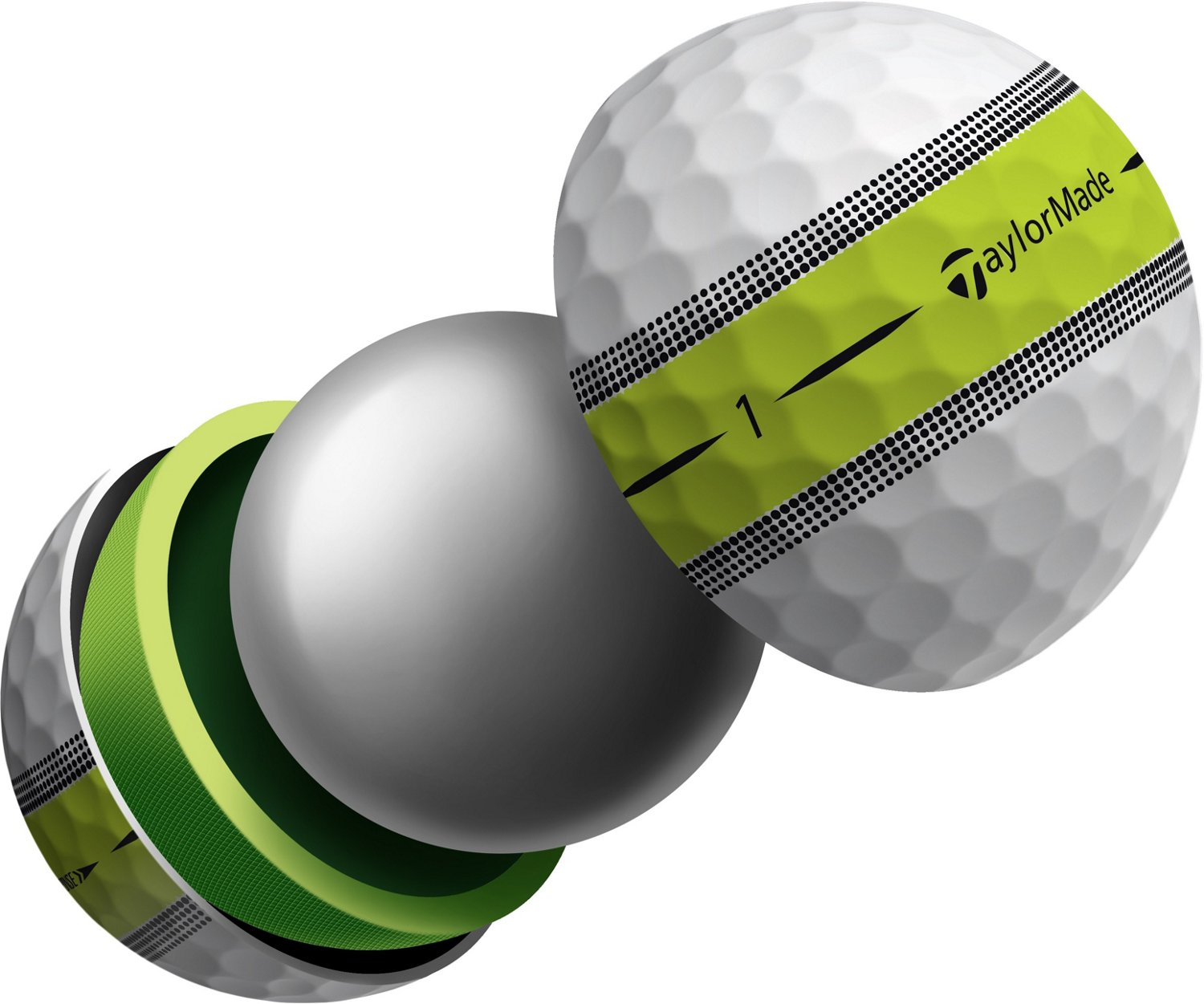 TaylorMade Tour Response Stripe Golf Balls 12-Pack                                                                               - view number 3
