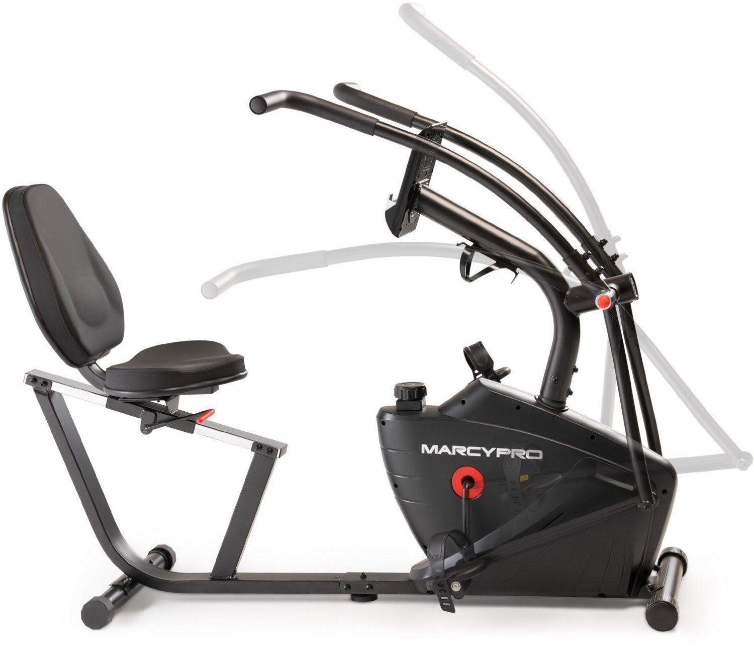 Marcy Pro Dual Action Cross Training Recumbent Exercise Bike with