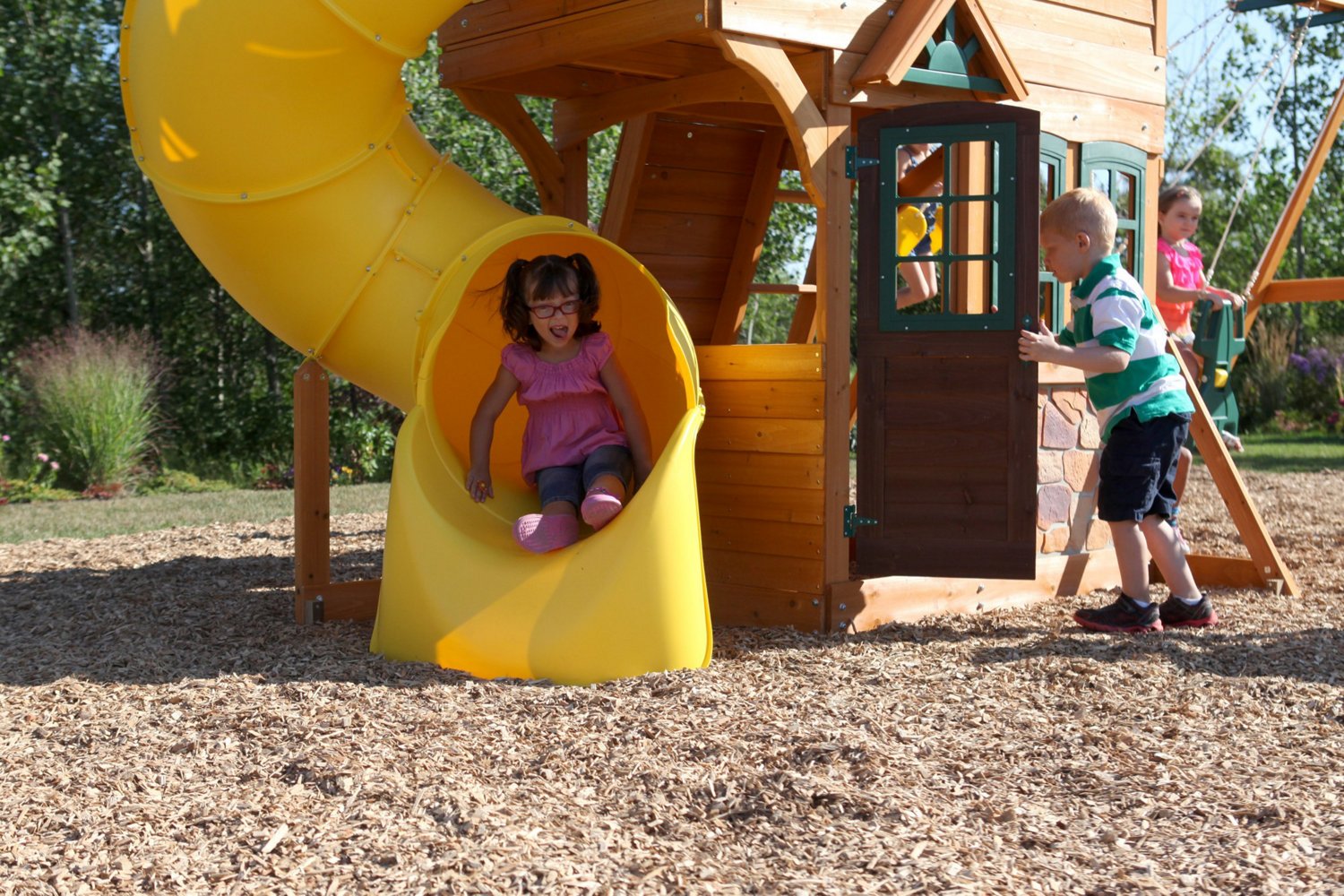 KidKraft Boulder Station Swing Set Playset Academy