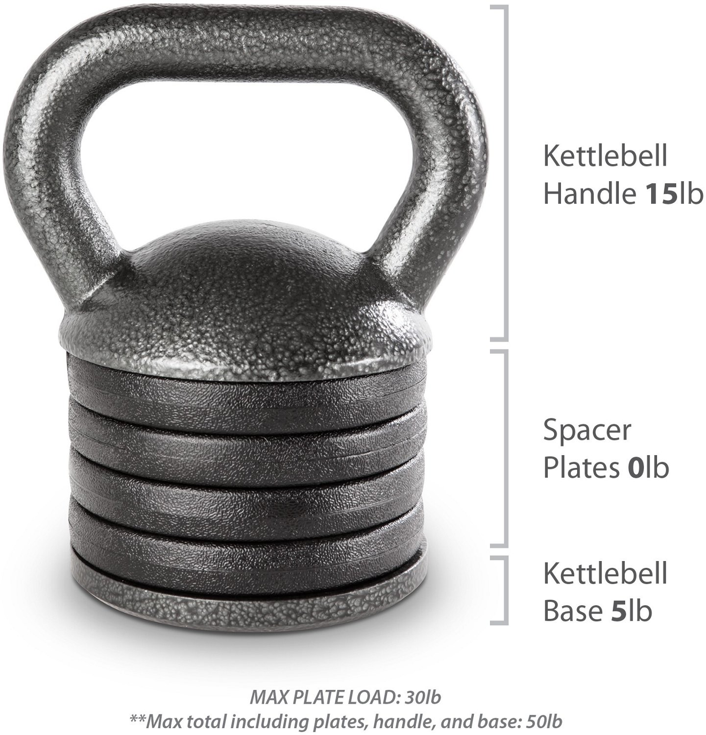 Apex 15lb-50lb Adjustable Kettlebell                                                                                             - view number 4