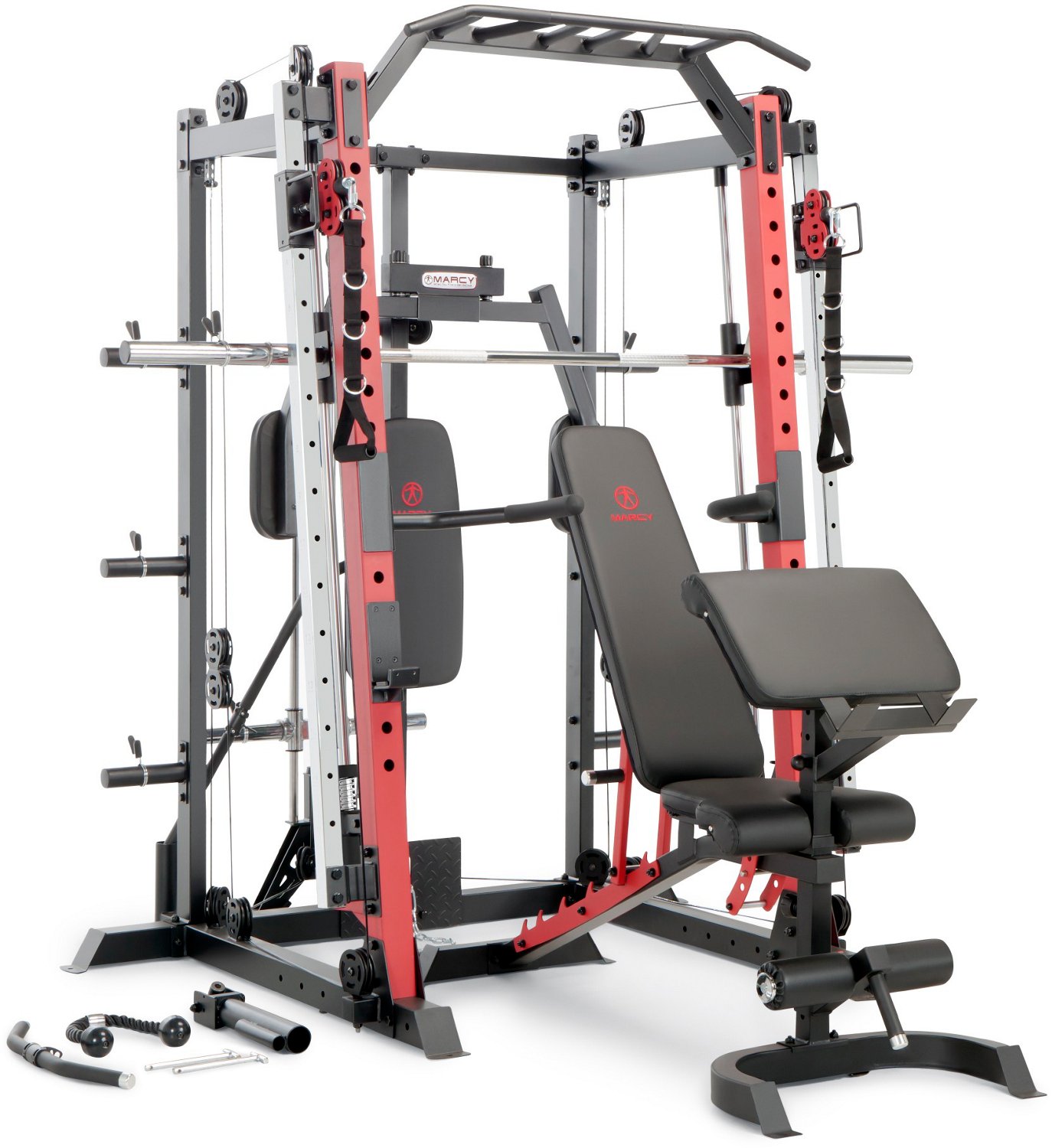 Marcy deluxe smith cage with bench hot sale