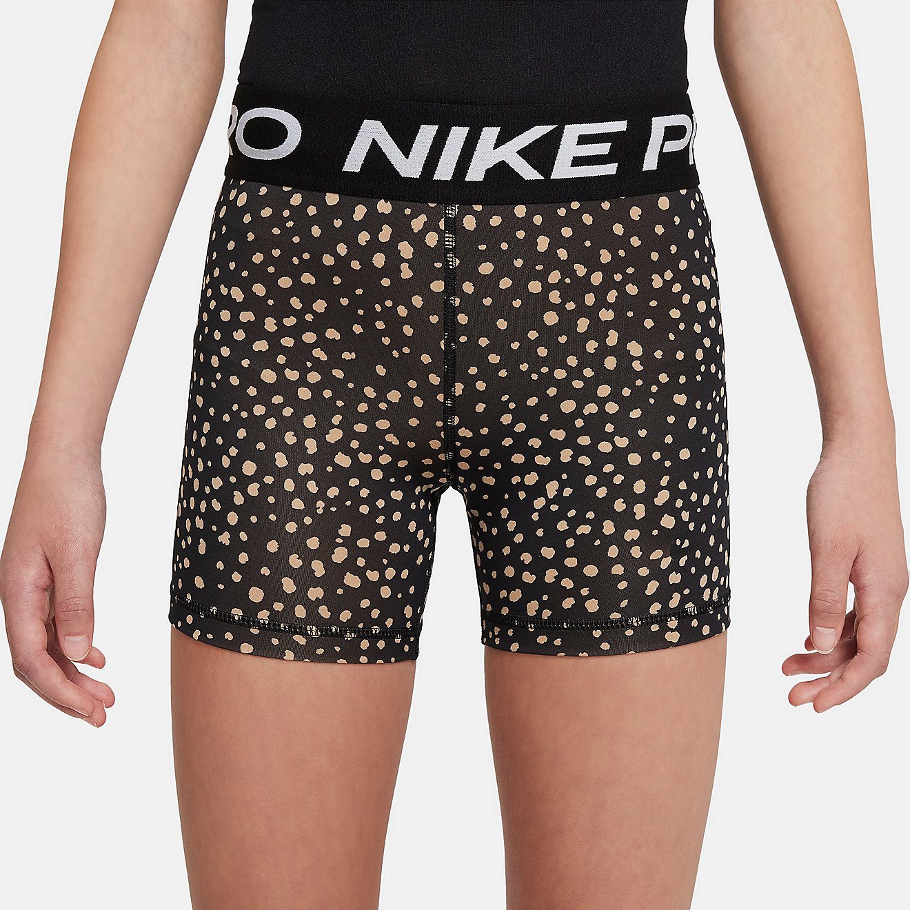 Nike Girls' Pro Dri-FIT Animal Allover Print Shorts 3 in | Academy