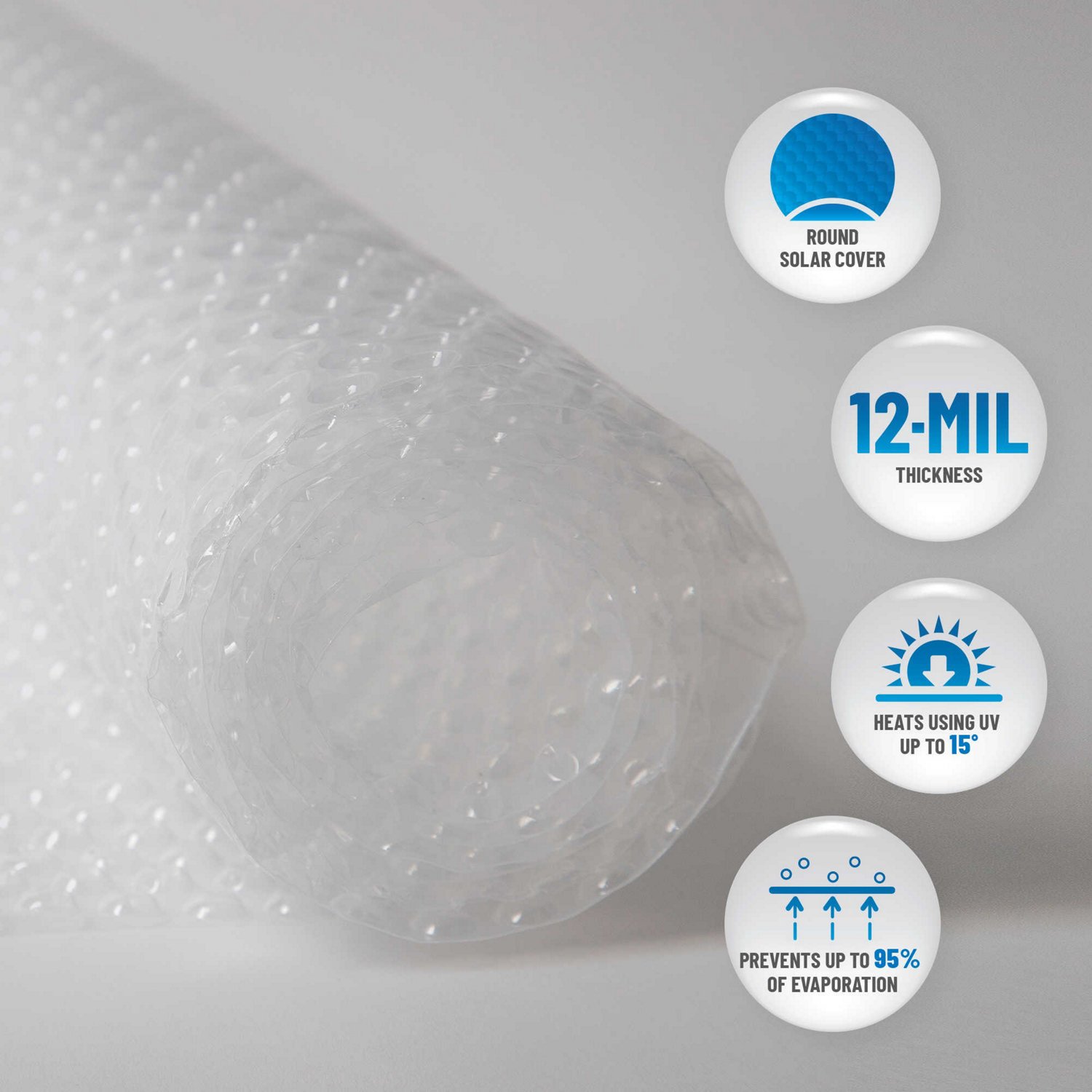 Blue Wave 12-mil Solar Blanket for Round 15 ft Above-Ground Pools                                                                - view number 2