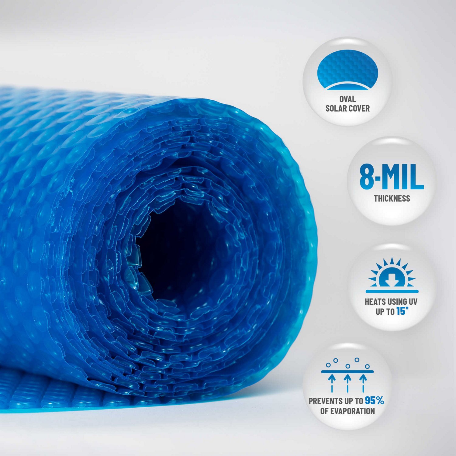 Blue Wave 8-mil Solar blanket for Oval Above-Ground Pools                                                                        - view number 6