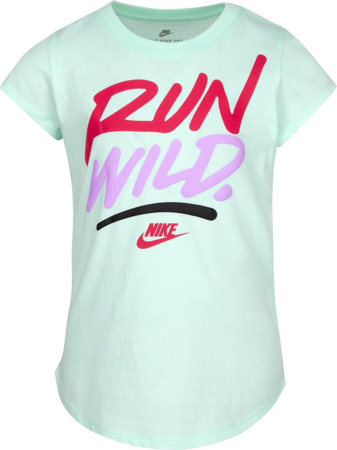 Nike Girls' Run Wild Graphic T-shirt | Academy