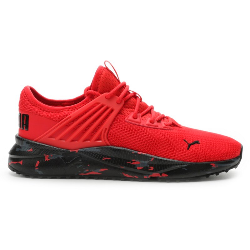 PUMA Men's Pacer Future Knit Street Running Shoes Red/Black, 13 - Men's Active at Academy Sports product image