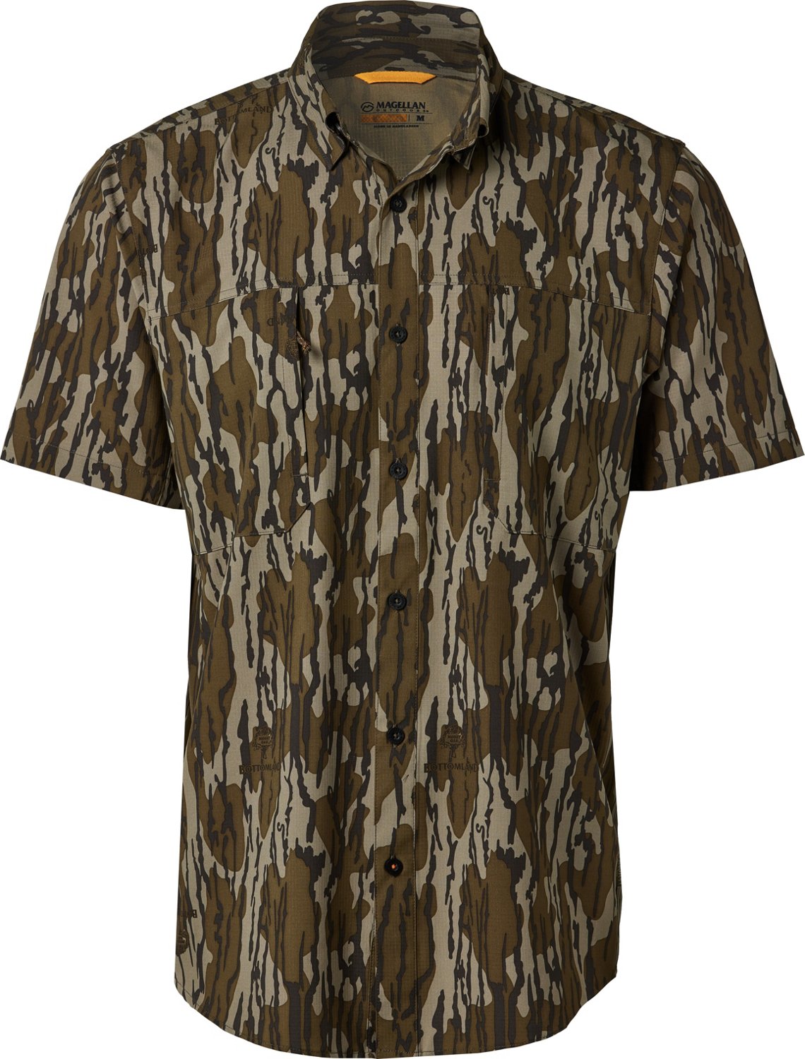 Magellan Outdoors Men's Lightweight Ripstop Button Down Short Sleeve Shirt                                                       - view number 1