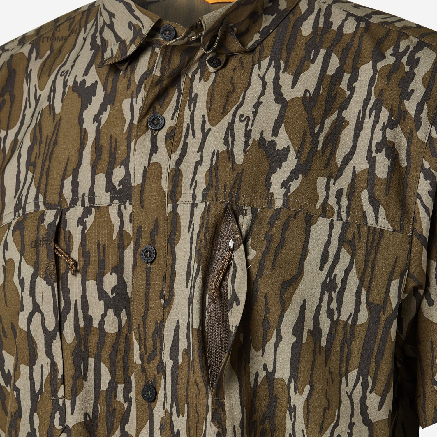 Magellan Outdoors Men's Lightweight Ripstop Button Down Short Sleeve Shirt