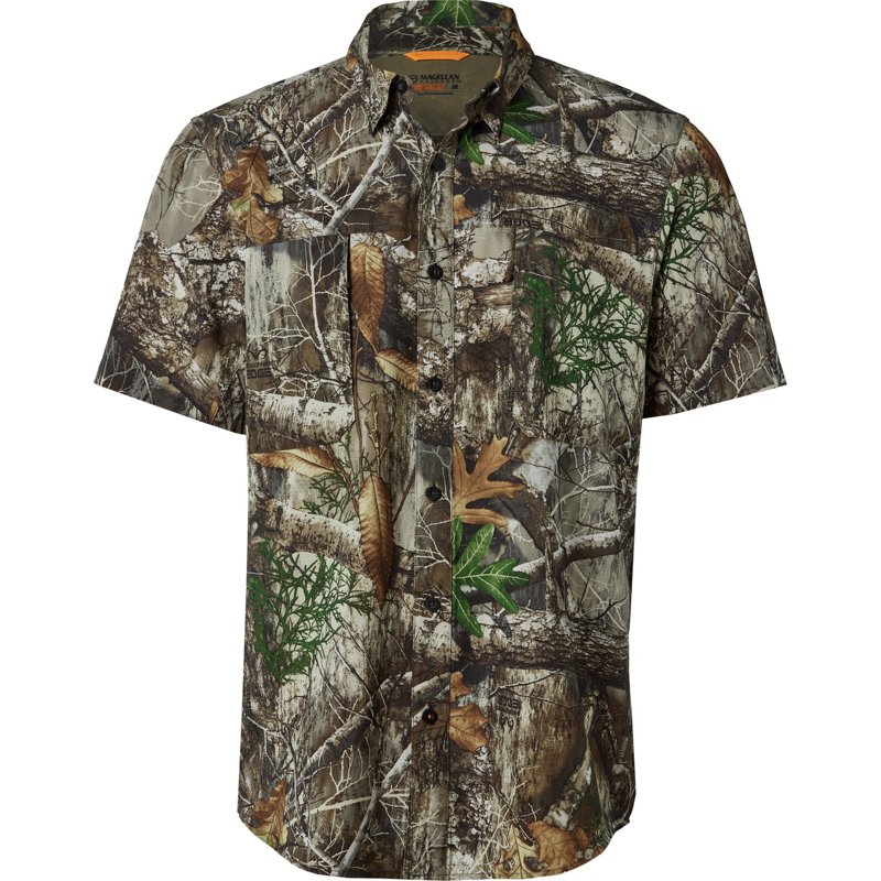 Magellan Outdoors Men's Lightweight Ripstop Camo Button Down Short Sleeve  Shirt, Large - Adult Non Insultd Camo at Academy Sports by Magellan  Outdoors 