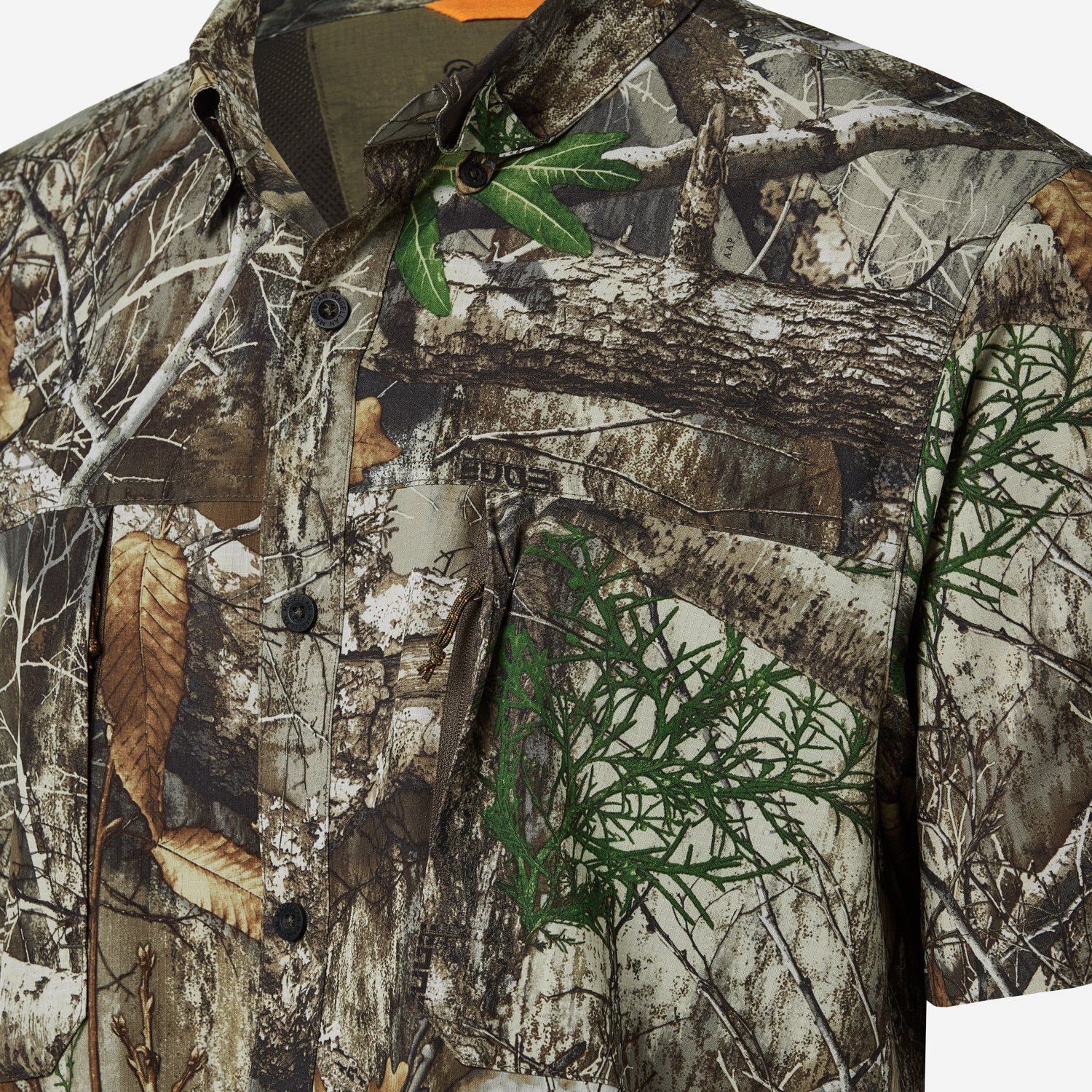 Magellan Outdoors Men's Lightweight Ripstop Camo Button Down Short