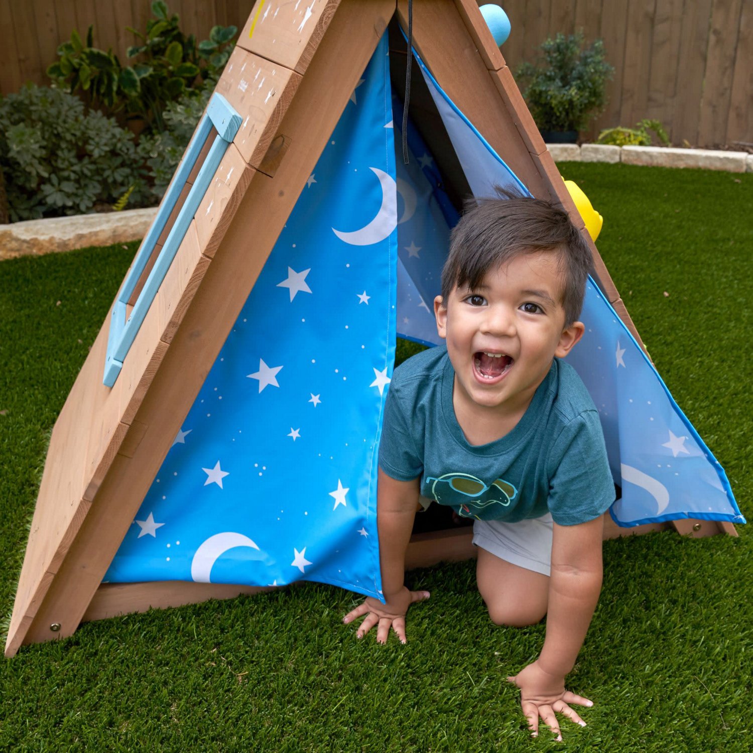 KidKraft A-Frame Hideaway and Climber - view number 6