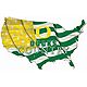 Fan Creations University of Oregon USA Shape Flag Sign                                                                           - view number 1 selected