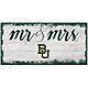 Fan Creations Baylor University Script Mr. and Mrs. 6 in x 12 in Sign                                                            - view number 1 selected