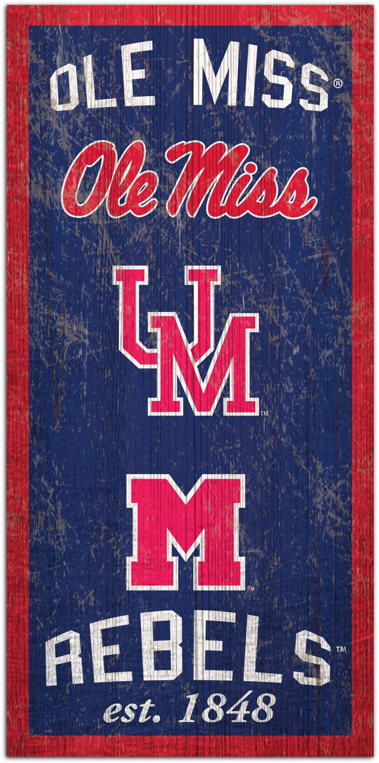Fan Creations University of Mississippi Adventure Heritage Sign