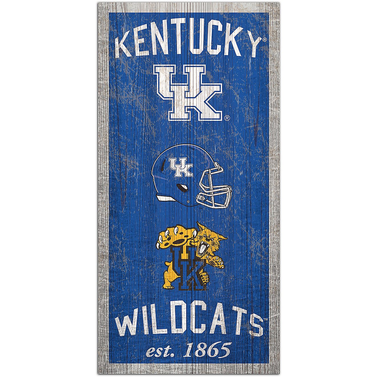 Fan Creations University of Kentucky Heritage 6 in x 12 in Sign                                                                  - view number 1