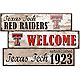 Fan Creations Texas Tech University Welcome 3 Plank Decor                                                                        - view number 1 selected