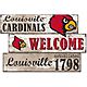 Fan Creations University of Louisville Welcome 3 Plank Decor                                                                     - view number 1 selected