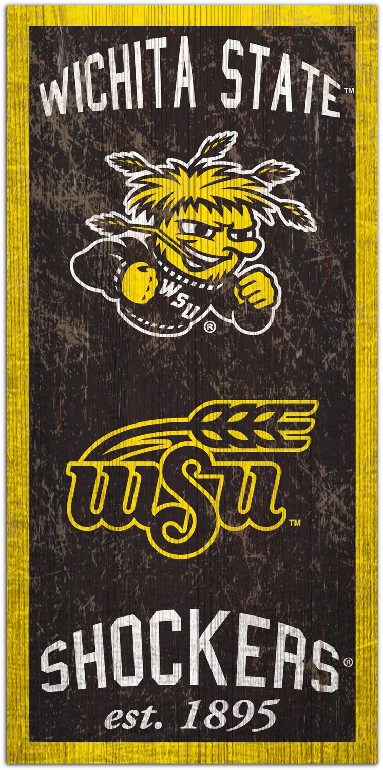 Wichita State Shockers 12 Logo State Sign 