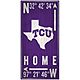 Fan Creations Texas Christian University Coordinate 6x12 Sign                                                                    - view number 1 selected